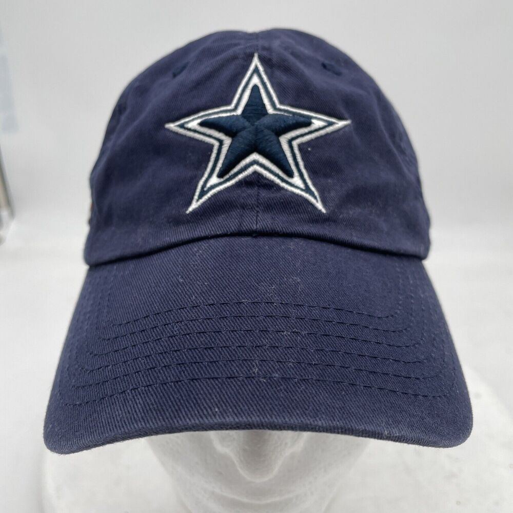 VINTAGE Dallas Cowboys Hat Cap Adjustable Blue Moon Valley Grill Mens OSFA - Picture 1 of 8